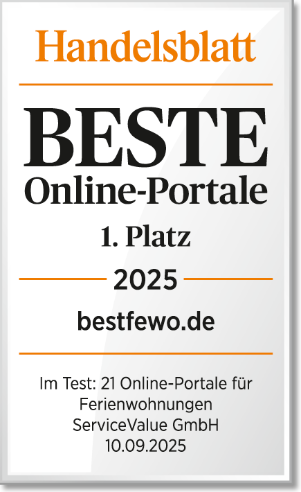 bestfewo wurde vom Handelsblatt als das beste Onlineportal für Verbraucher 2025 ausgezeichnet.